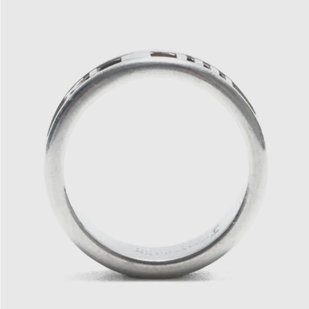 Tiffany & Company Atlas Band-Sterling Silver-Roman Numeral Band - Picture 3 of 4
